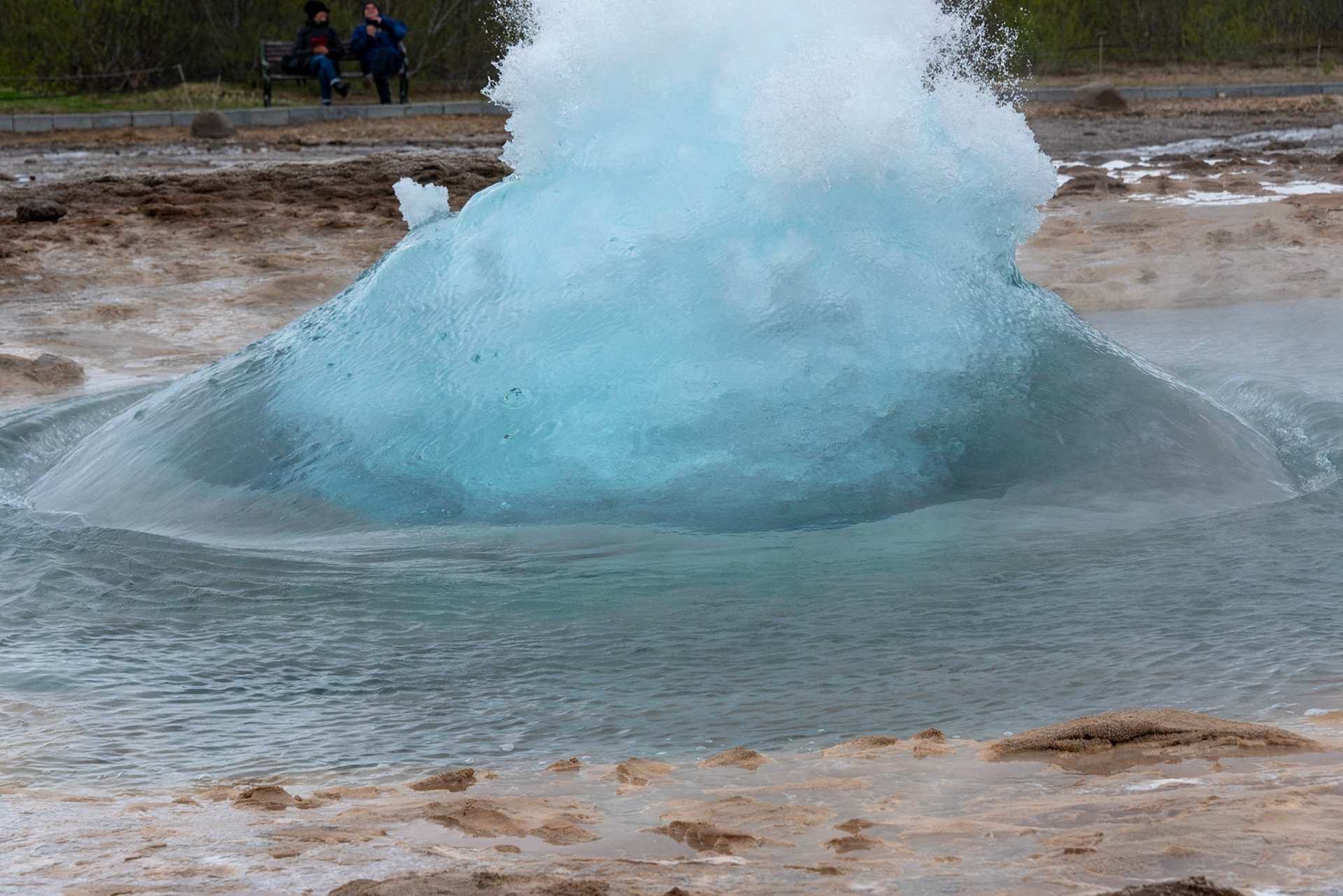 Geyser Strokkur en action