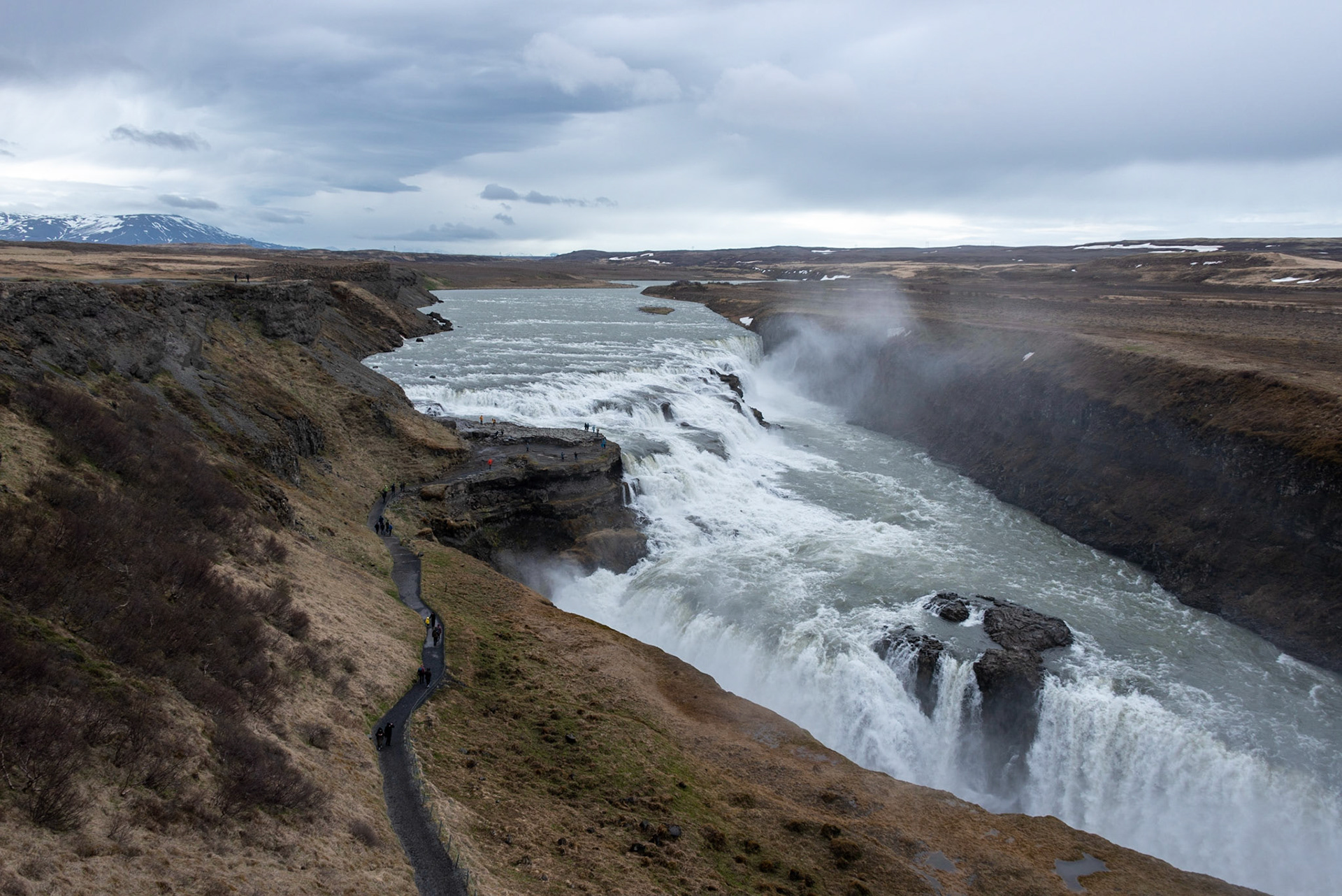 La double chute de Gulfoss