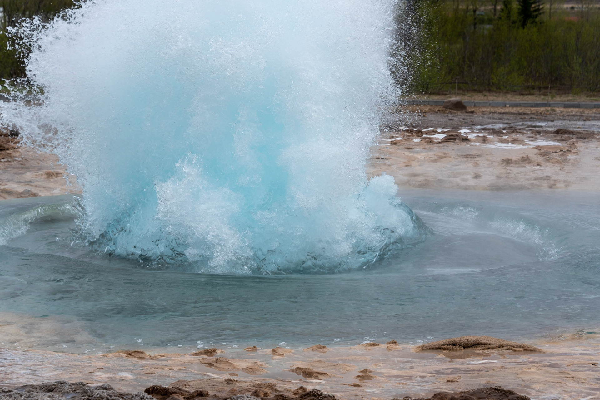 Geyser Strokkur en action