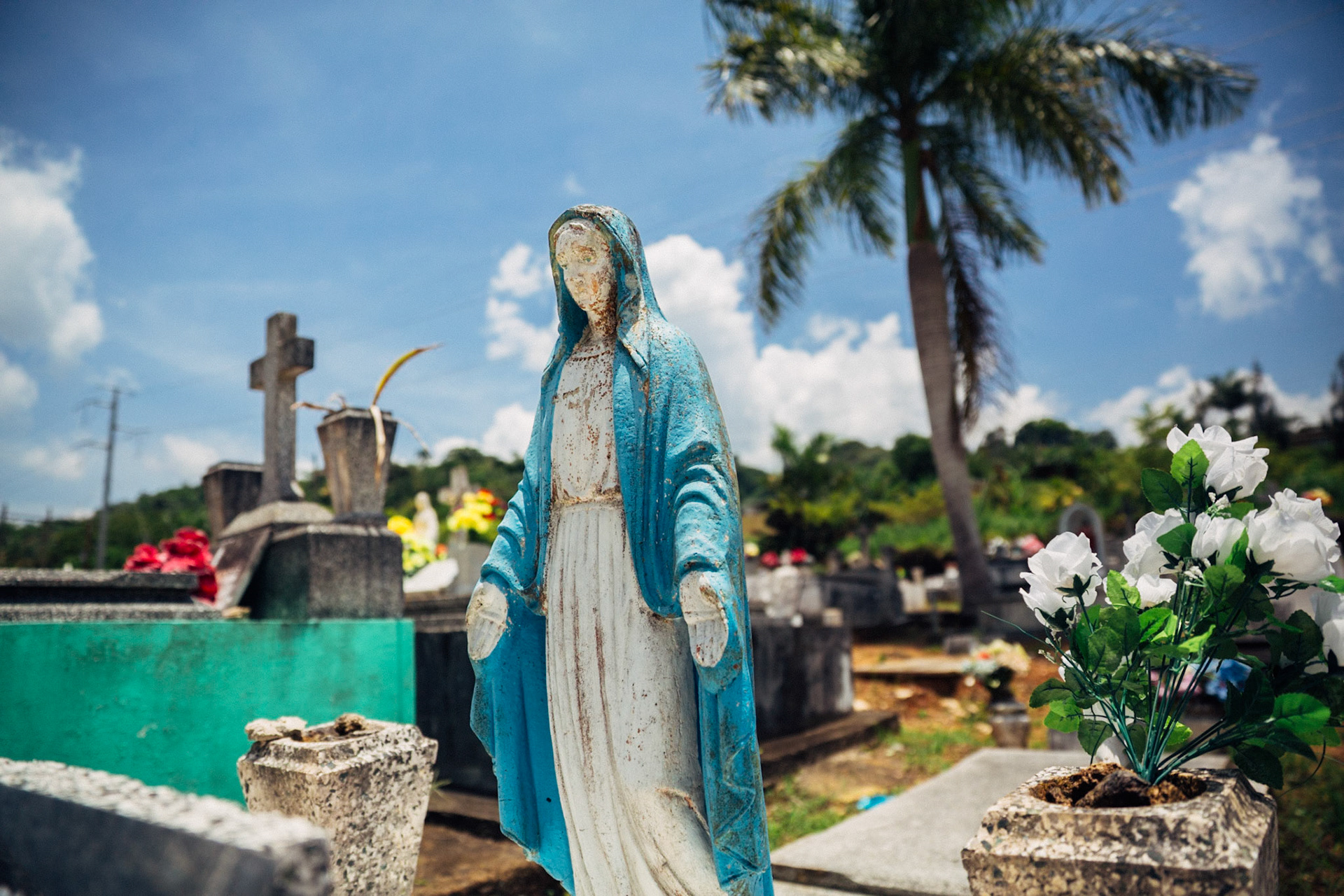 Cementerio San Andrés, Utuado, Puerto Rico, USA, 2015.