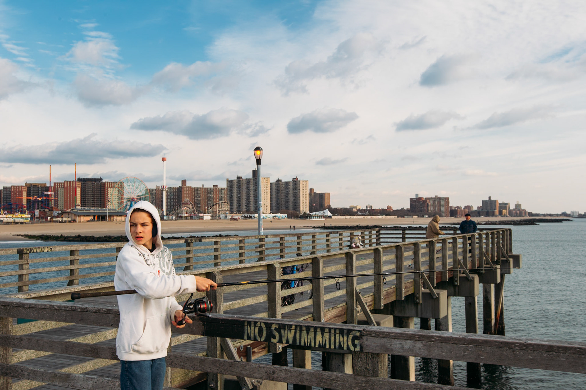 Birds, Steeplechase Pier, Coney Island, Brooklyn, Kings County, New York, USA, 2011.