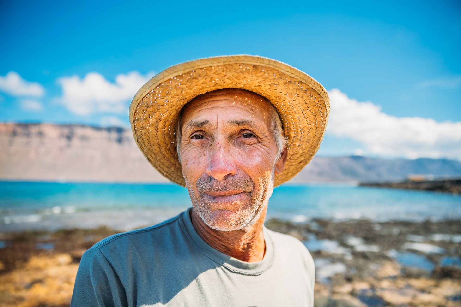 Fisherman (Gregorio Morales Curbelo), La Graciosa, Lanzarote, Canary Islands, Spain, 2014.
