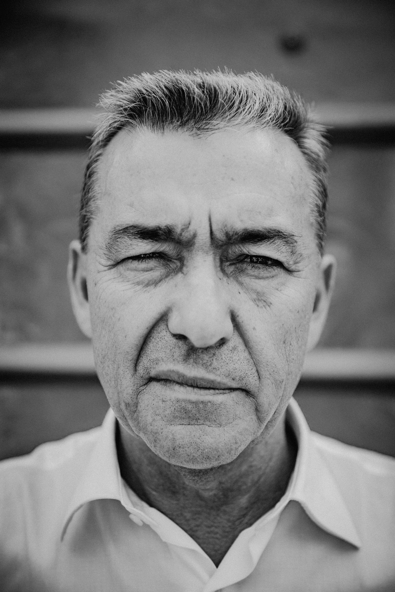 FUERTEVENTURA, CANARY ISLANDS, SPAIN, SEPTEMBER 20, 2014: Portrait of Paulino Rivero Baute, President of the Government of Canary Islands (2007-2015).