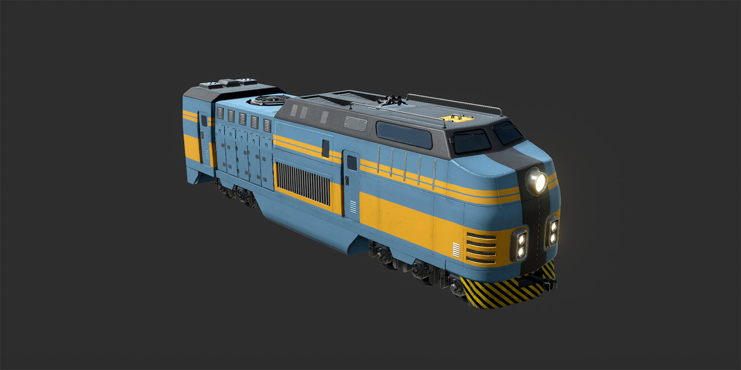 Driving Car LOD0 - 23.304 tris