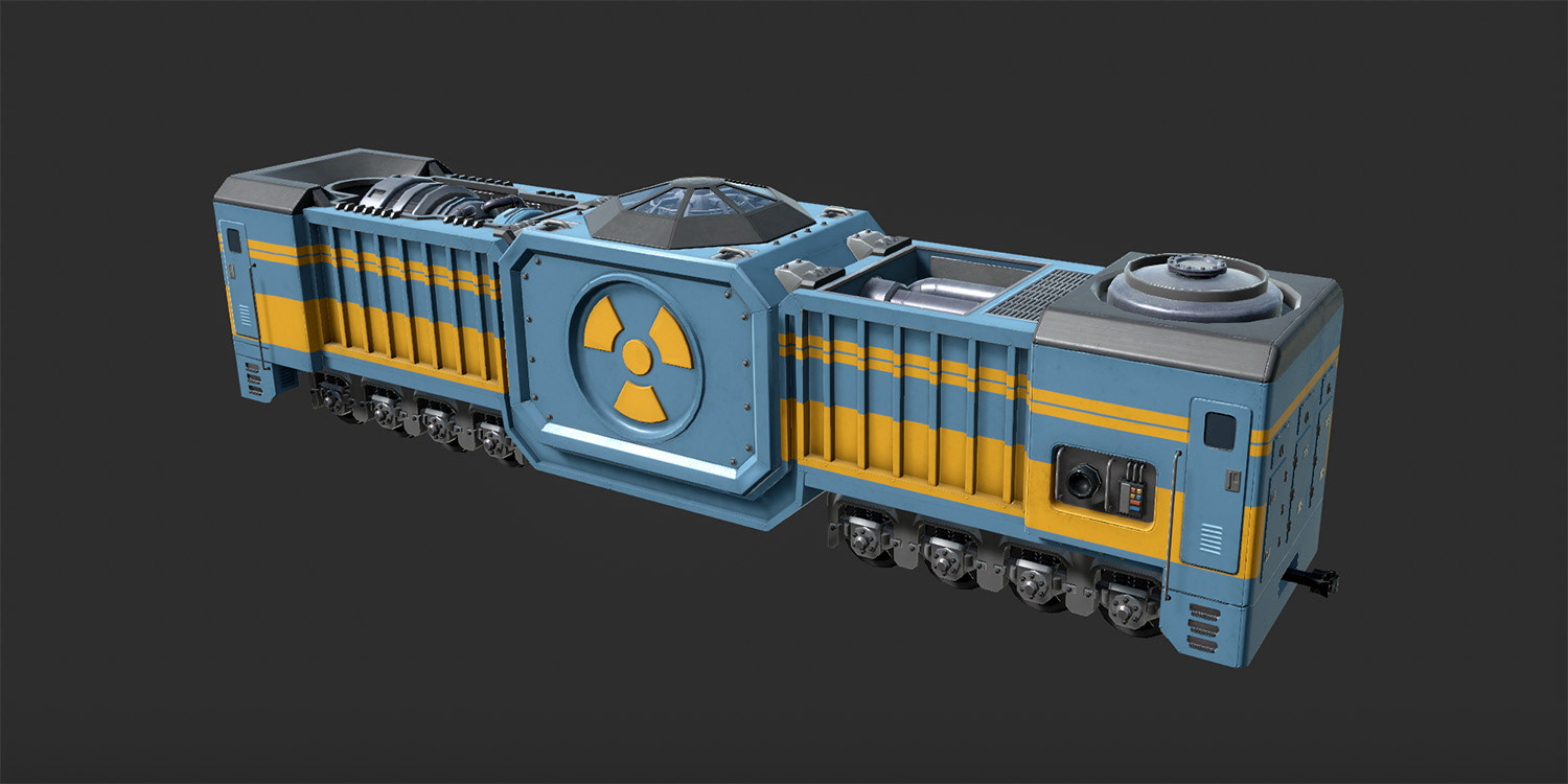 Reactor Car LOD0 - 32.755 tris