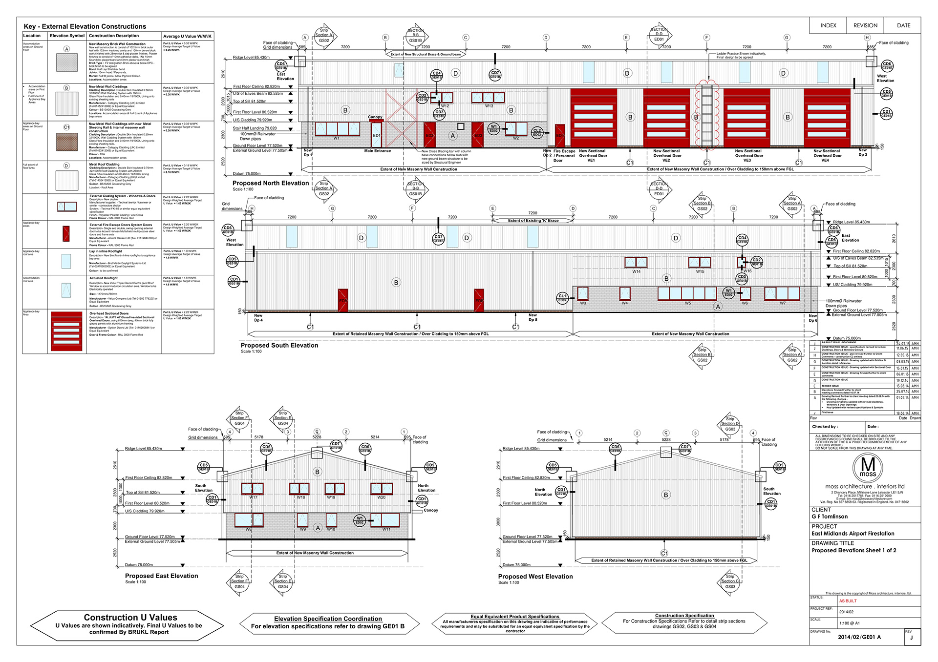 Moss Architecture . Interiors Ltd - Fire Station