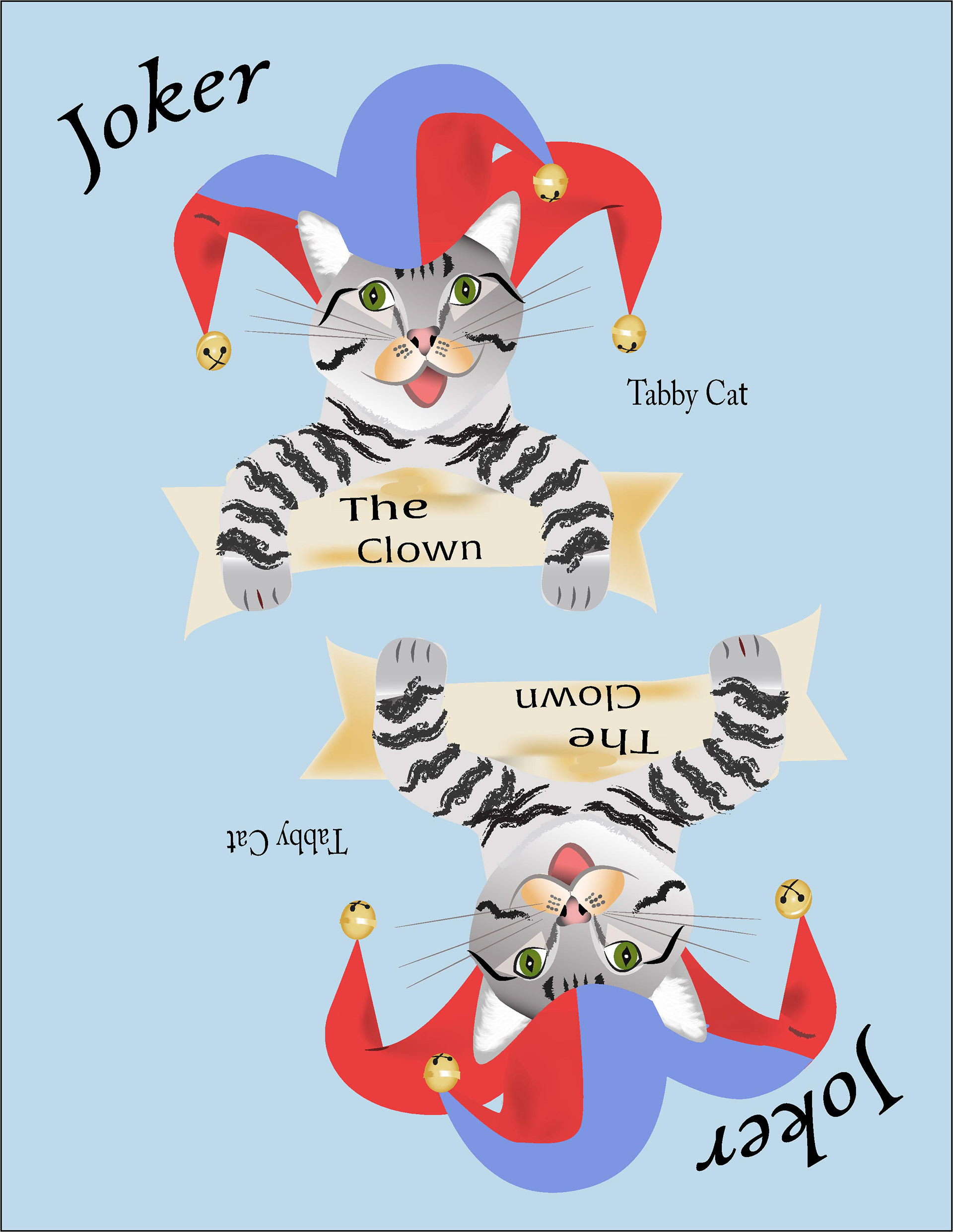 The Joker is the Tabby Cat.