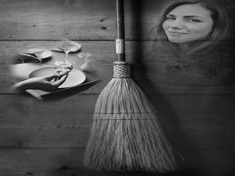 Uncommon Dust: "Broom, Dust, and Memory" photo-composite.
