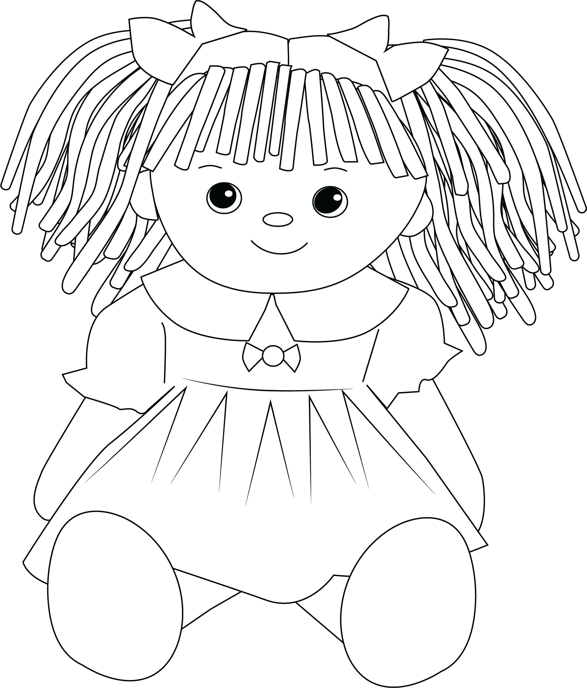 Doll linedrawing.