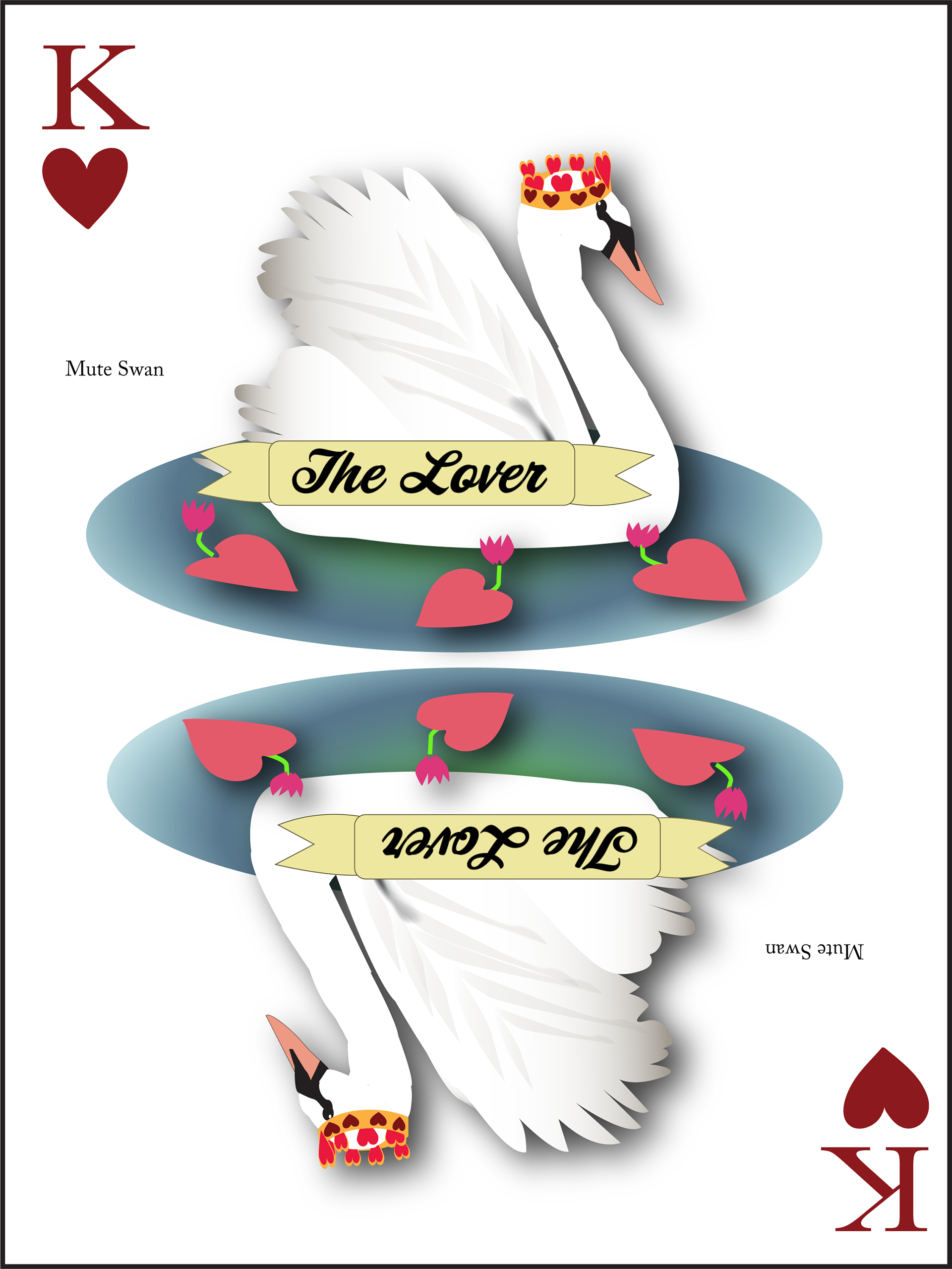The King of Hearts is a Swan.