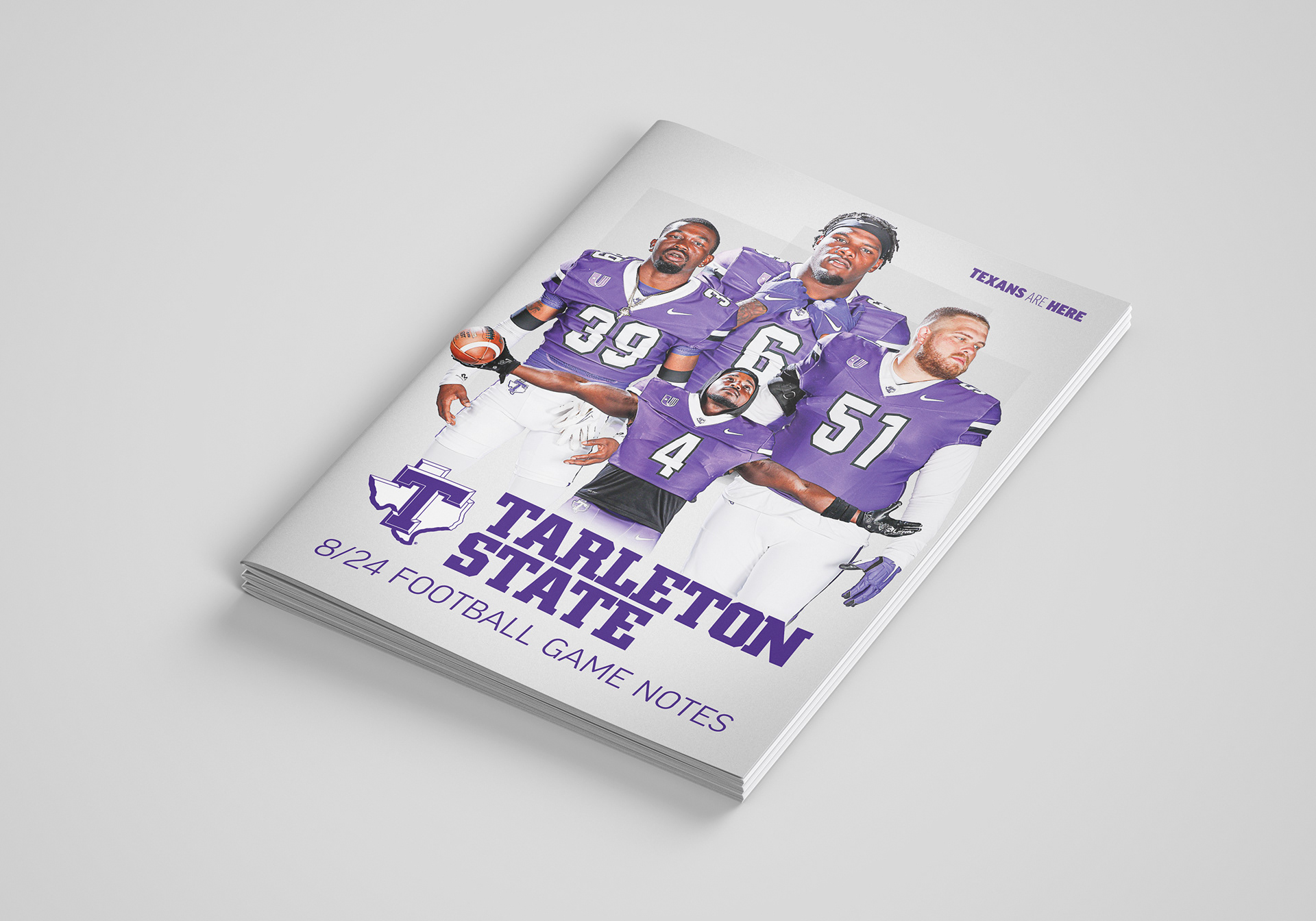 Football Media Guide/Game Notes Front Cover