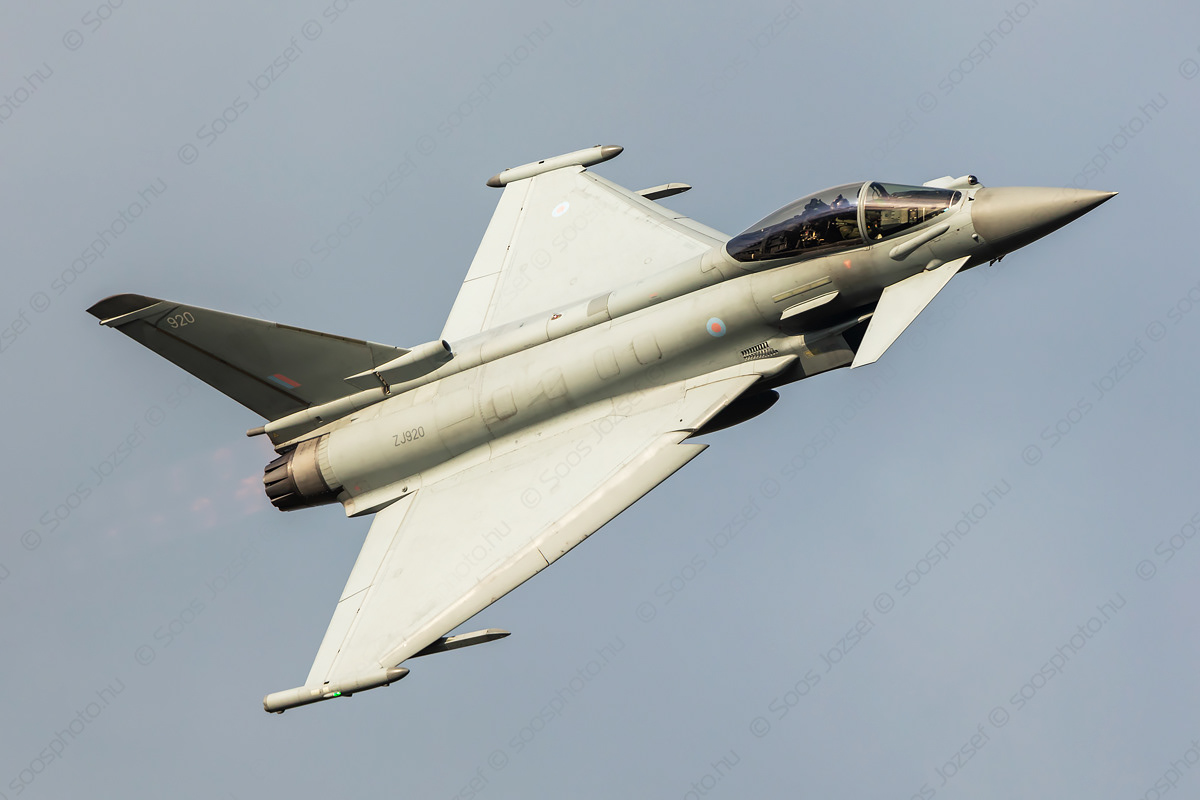 Royal Air Force Eurofighter Typhoon solo display