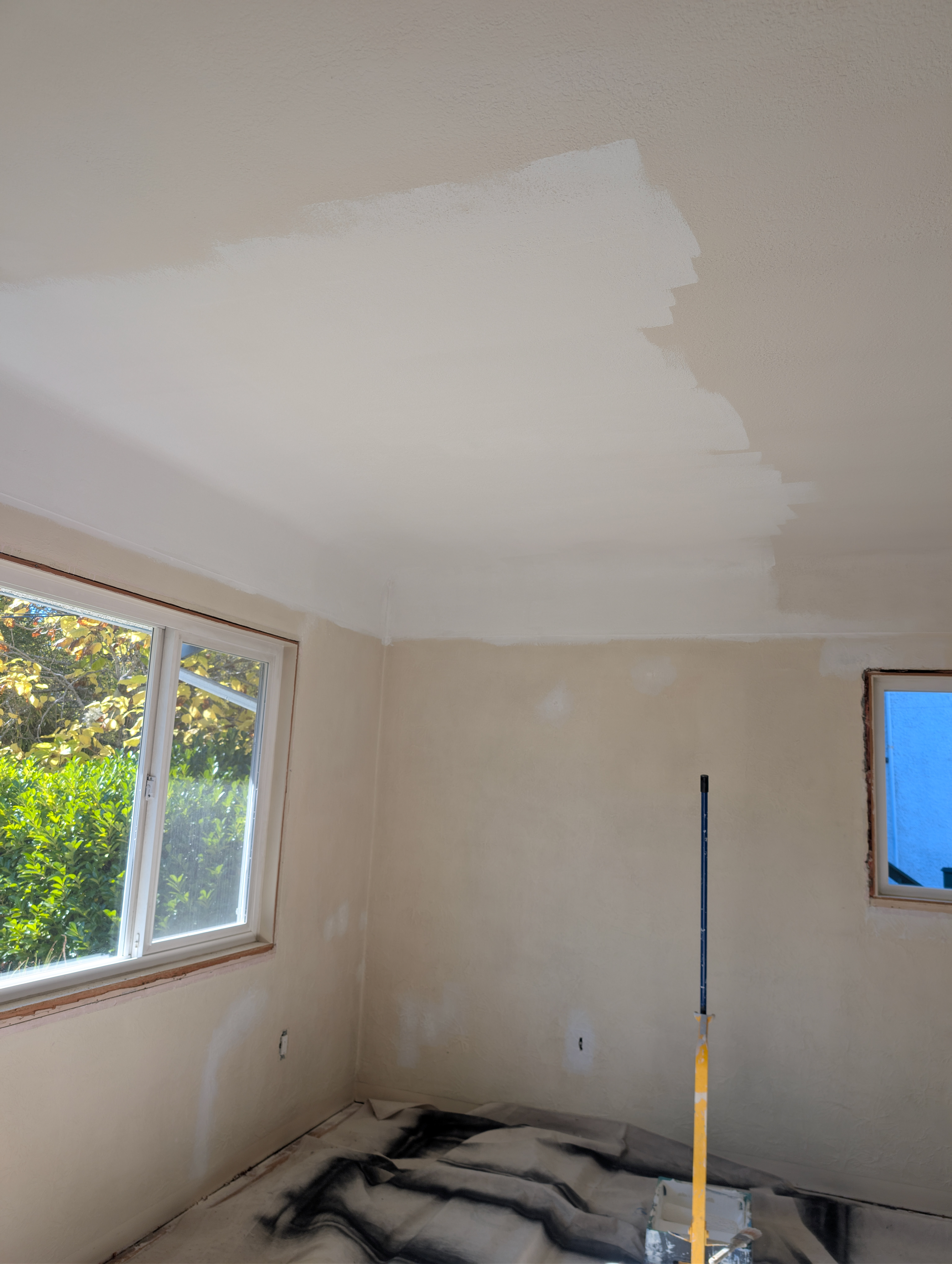New ceiling paint
