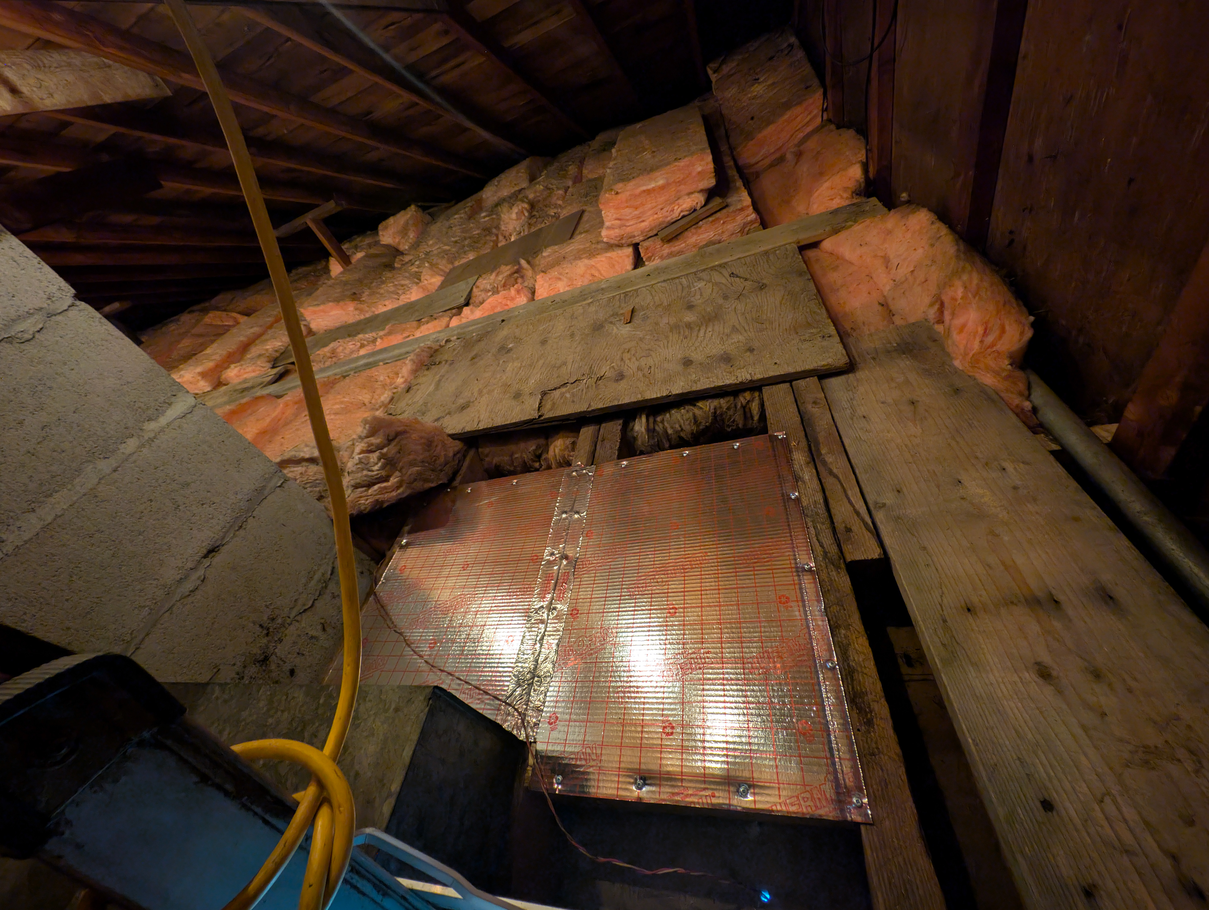 New plenum without asbestos tape!