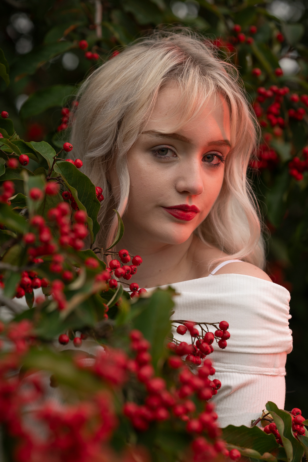 Creative fashion photoshoot in Cardiff cemetery