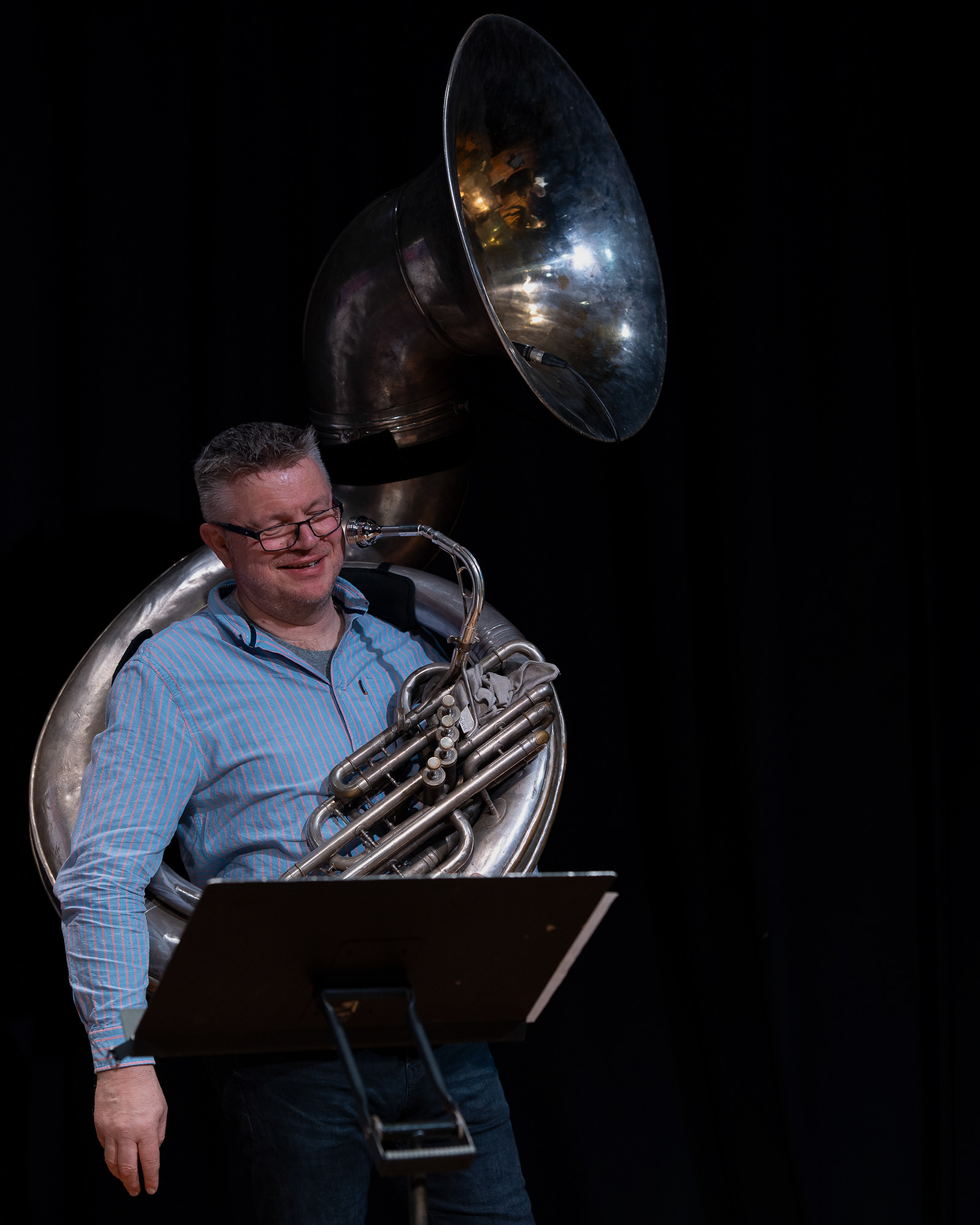 Alistair Stewart – sousaphone