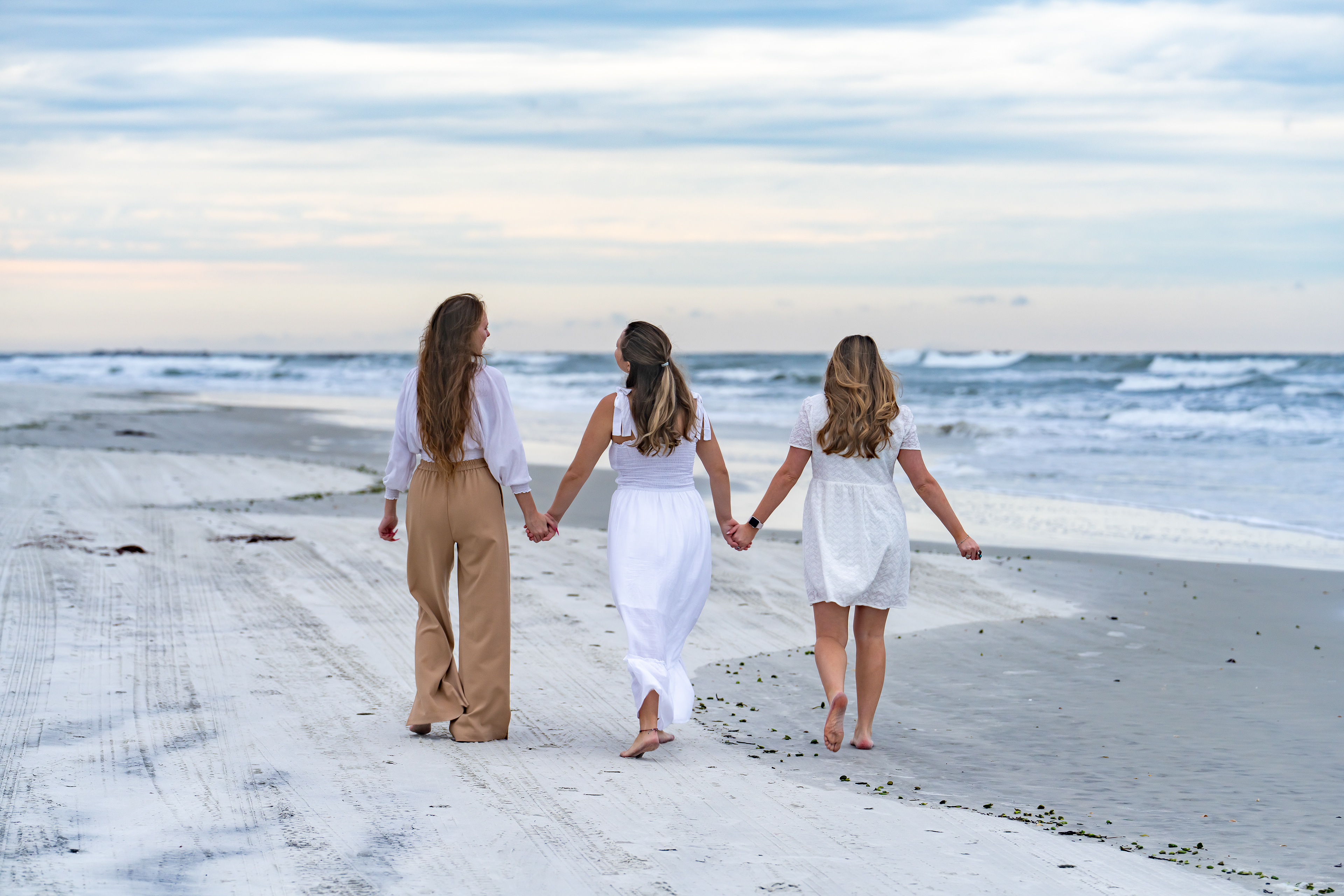 Three Sisters on the Beach