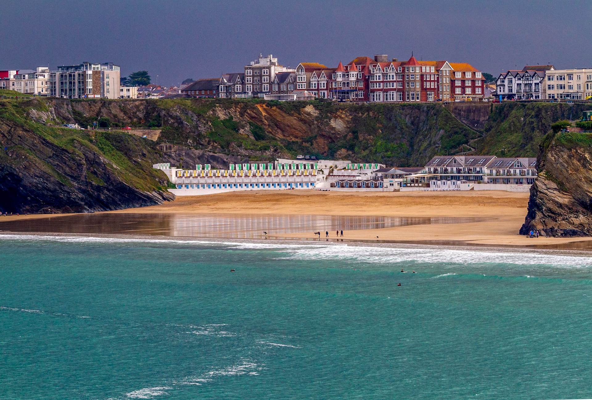 Tolcarne Beach.