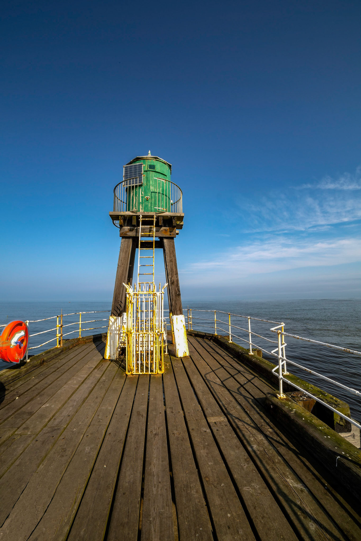 Whitby Harbour West Lighthouse.