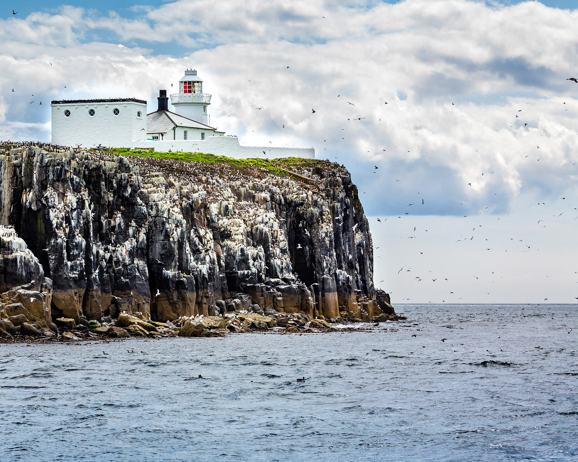Inner Farne Lighthouse.