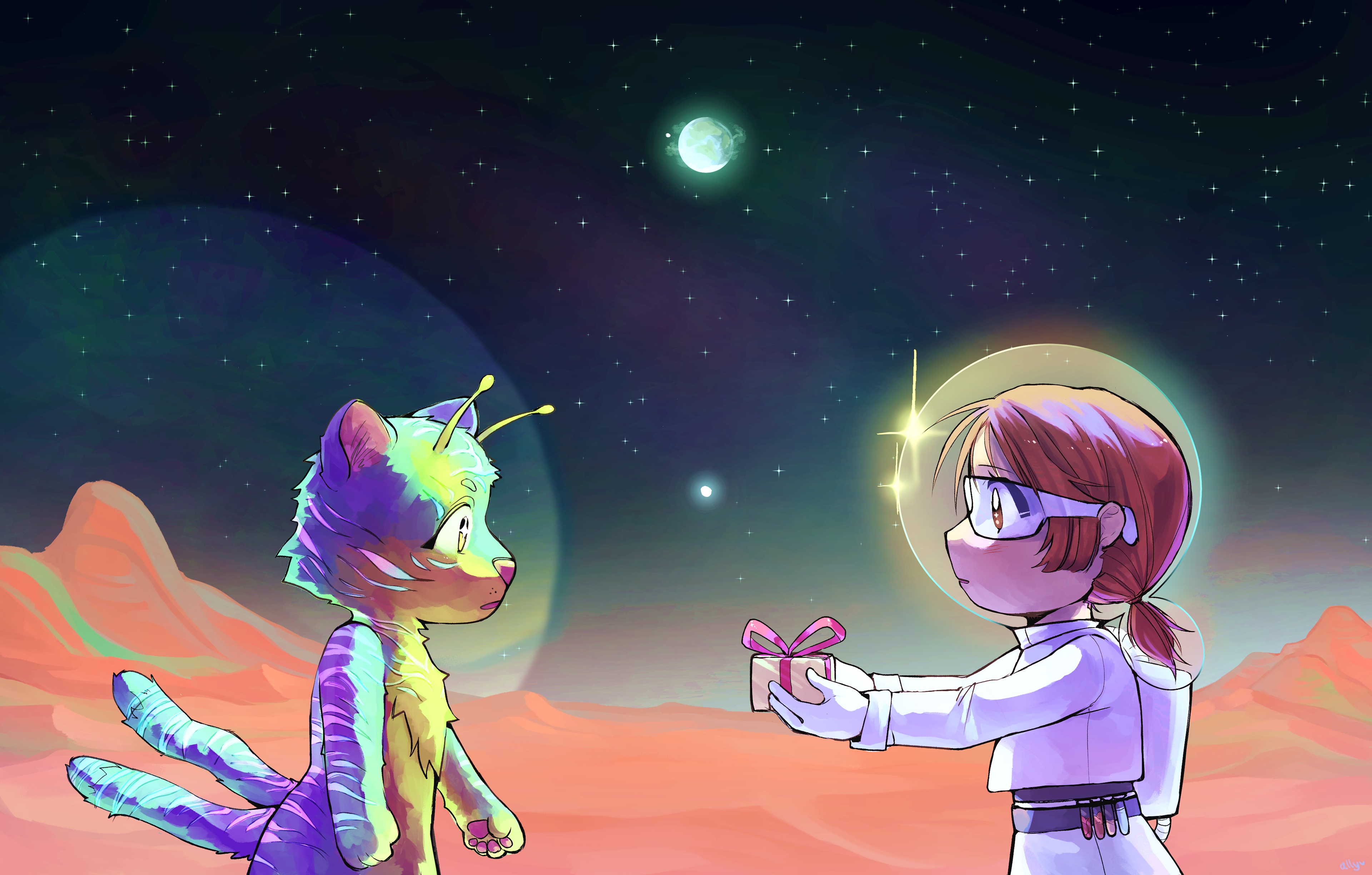 "A Friendly Visitor" — 2024
