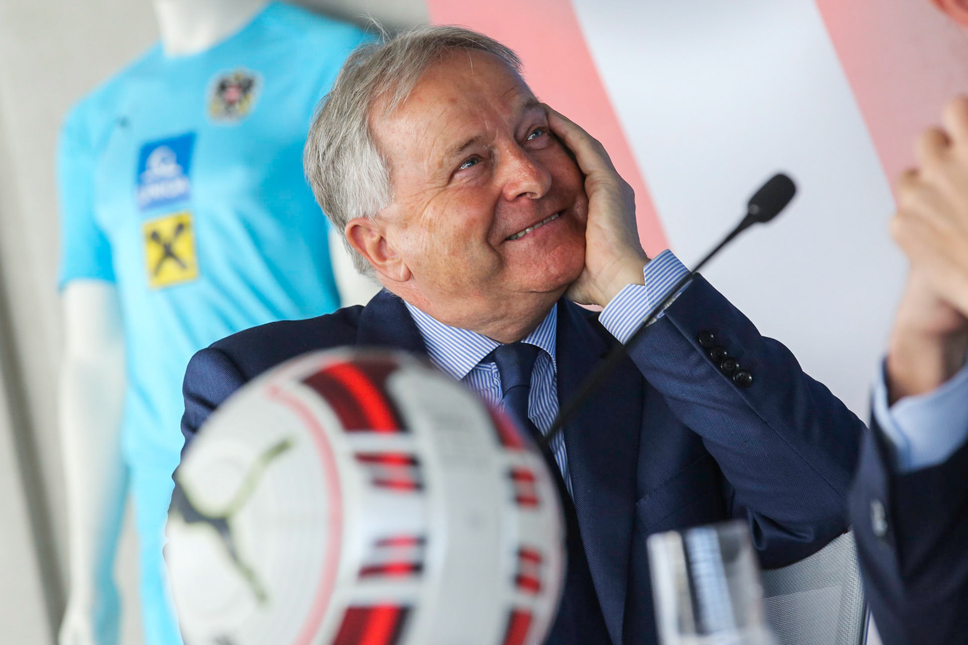 ÖFB Press Converence 2019 - OEFB president Leo Windtner (GEPA-Pictures)