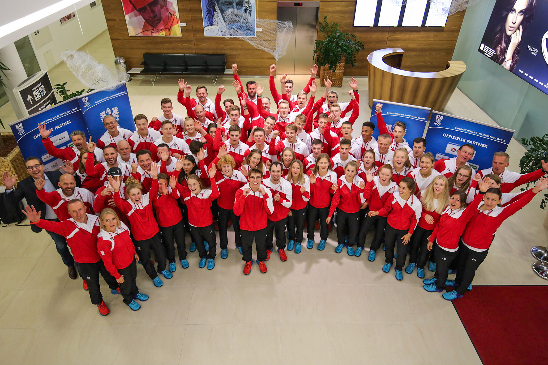 Austrian youth olympic games team 2018 (GEPA-Pictures)
