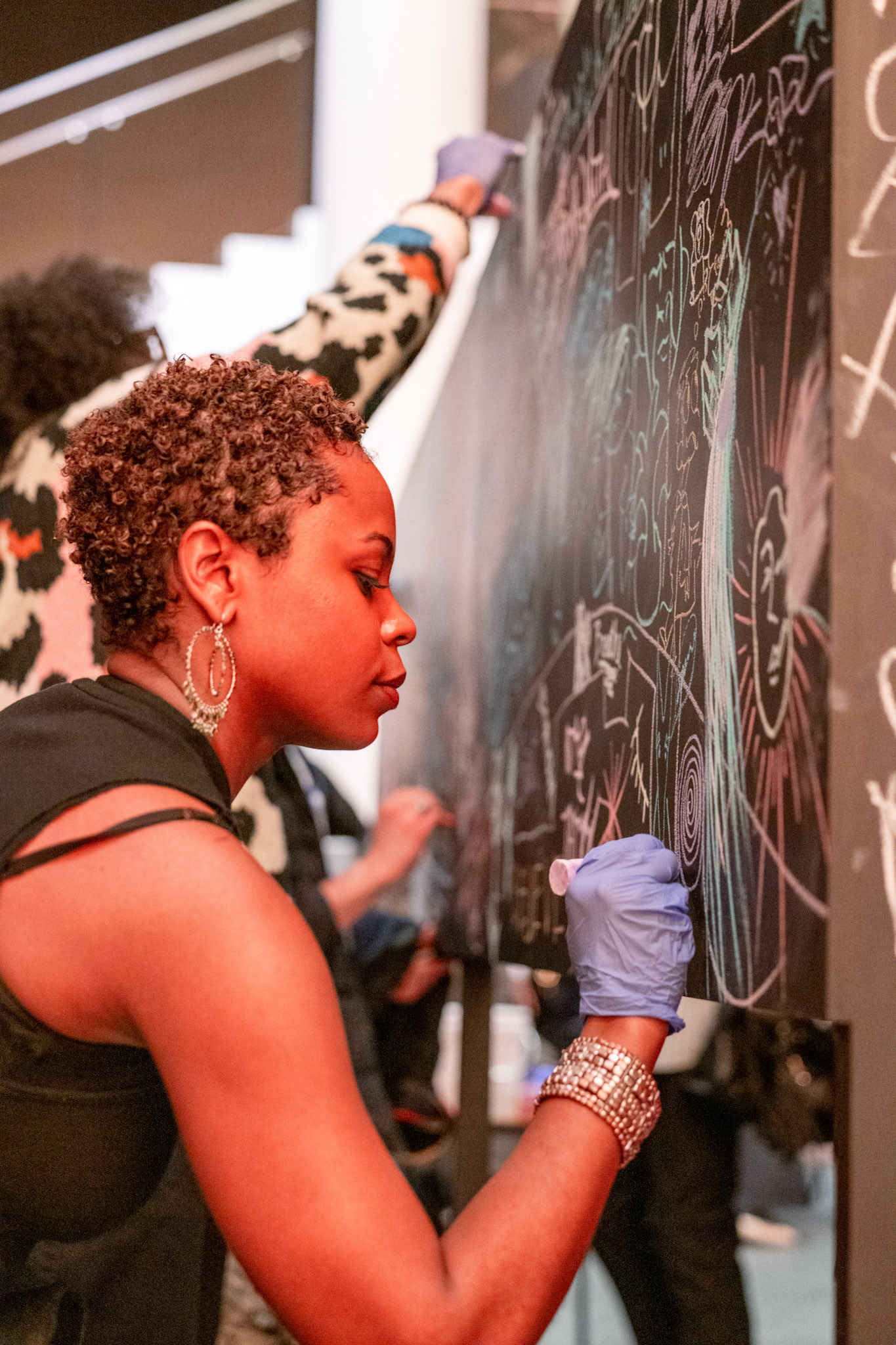 Candid Captures taken during the Arthur Jafa Artist party at the Museum of Modern art; on Thursday, January 22 at Museum of Modern Art