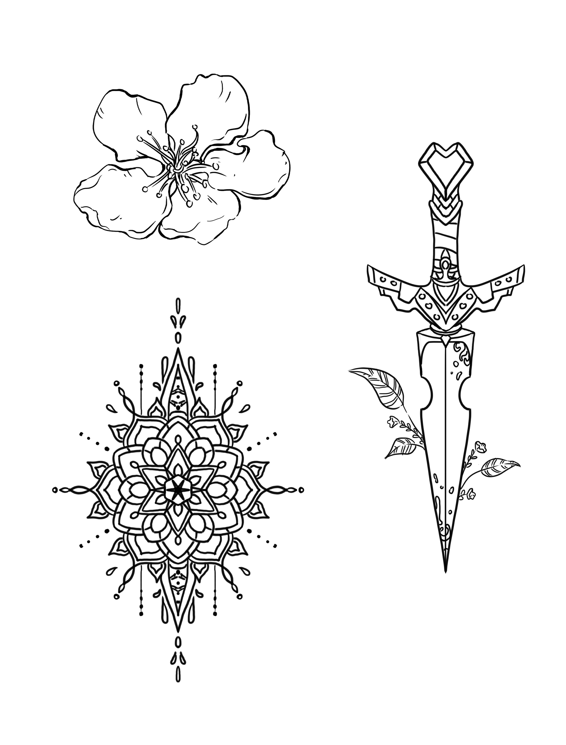 Tattoo Design - Simple Motivs