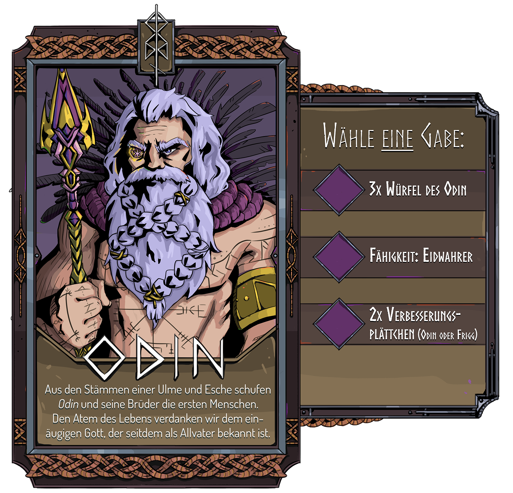 ODIN Kartendesign in Farbe ,,Jugend" - Josephine Wischert Portfolio