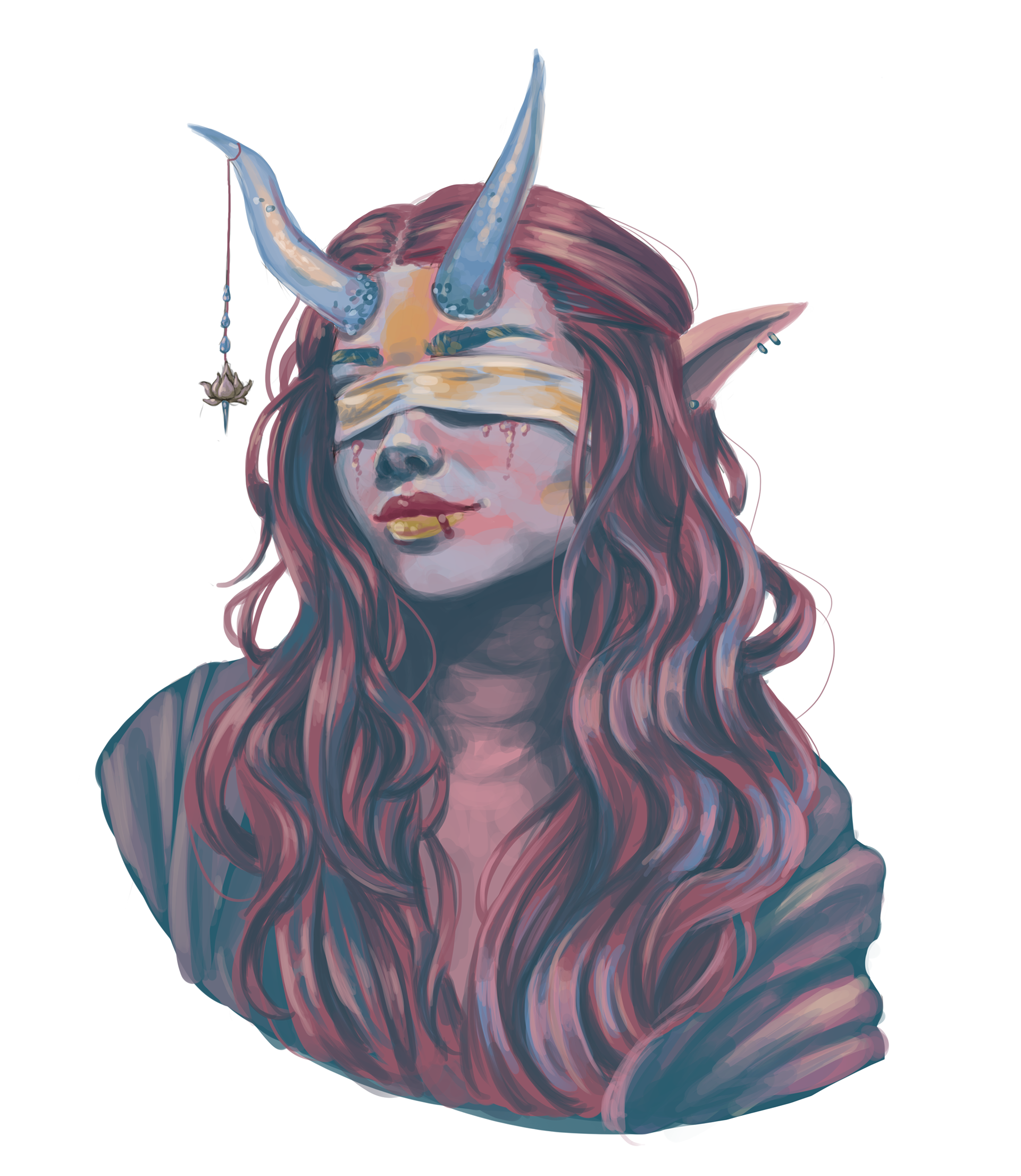 Girl Portrait ,,Jugend" (Digitale Illustration) - Josephine Wischert Portfolio