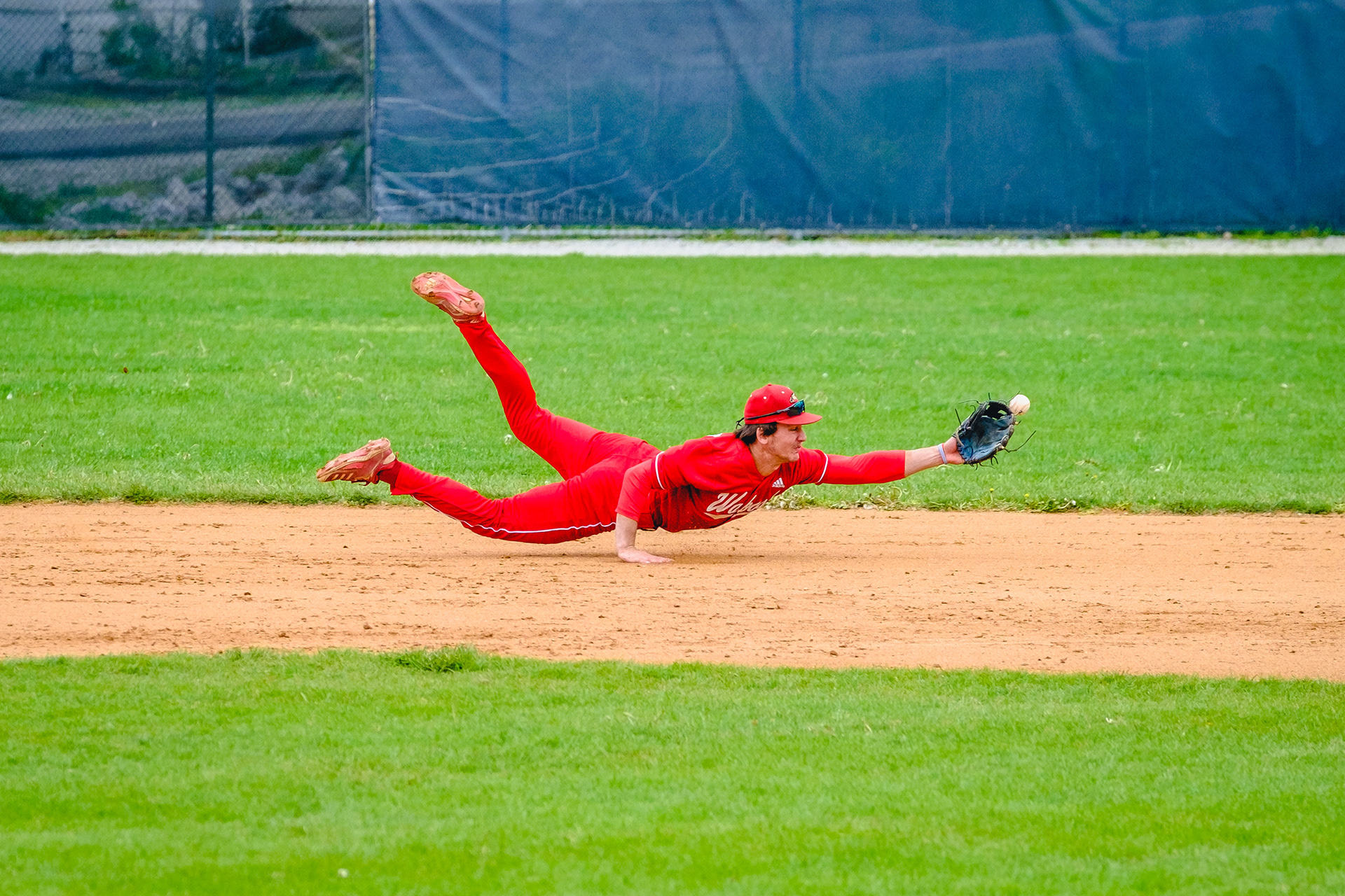 GREENCASTLE, IN – May 4, 2022 – The Wabash Little Giants during the game against the DePauw Tigers and the Wabash Little Giants at Walker Baseball Field in Greencastle, IN.