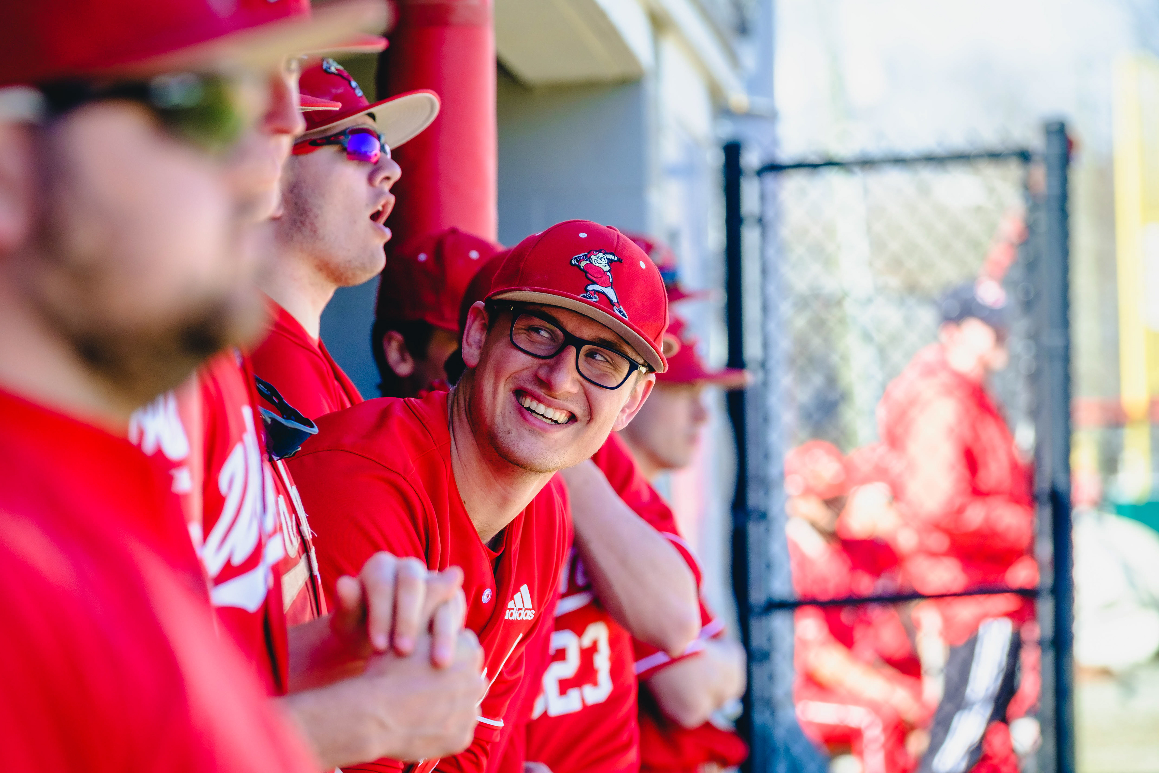 CRAWFORDSVILLE, IN - March 20, 2022 - The Wabash Little Giants during the game between the Hanover Panthers and the Wabash Little Giants at the Goodrich Ballpark in Crawfordsville, IN.