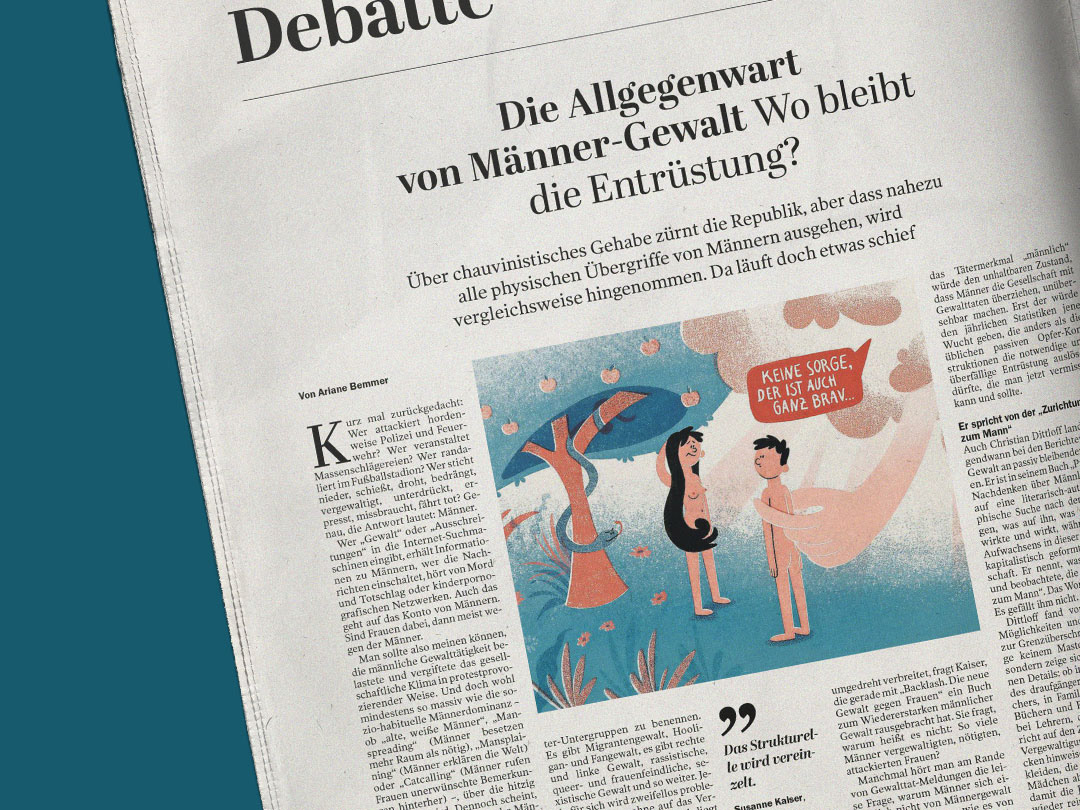 Debattenseite im Tagesspiegel vom 05.03.2023