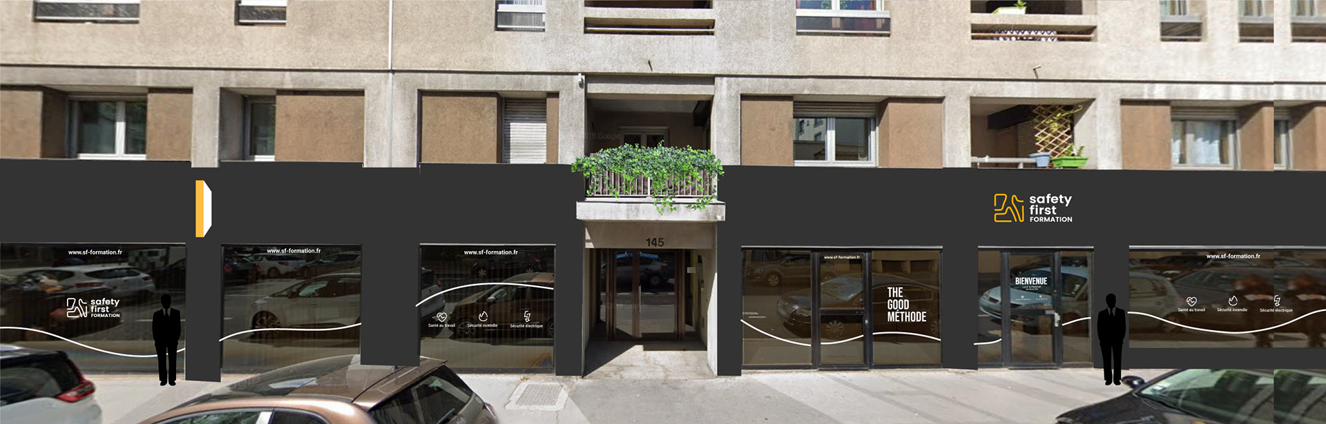 Façade entière mockup