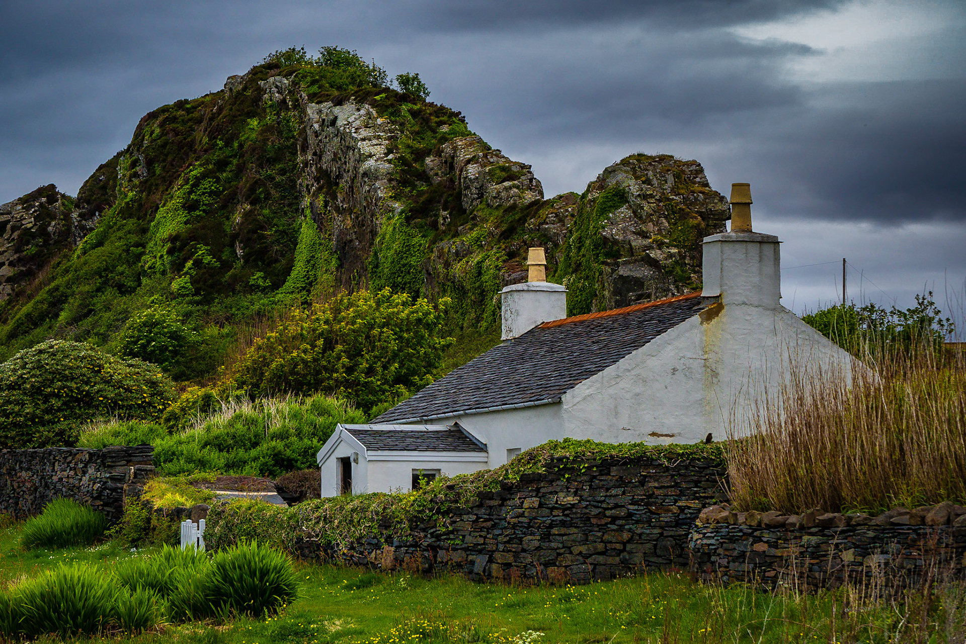 Easdale Island in the Firth of Lorn
