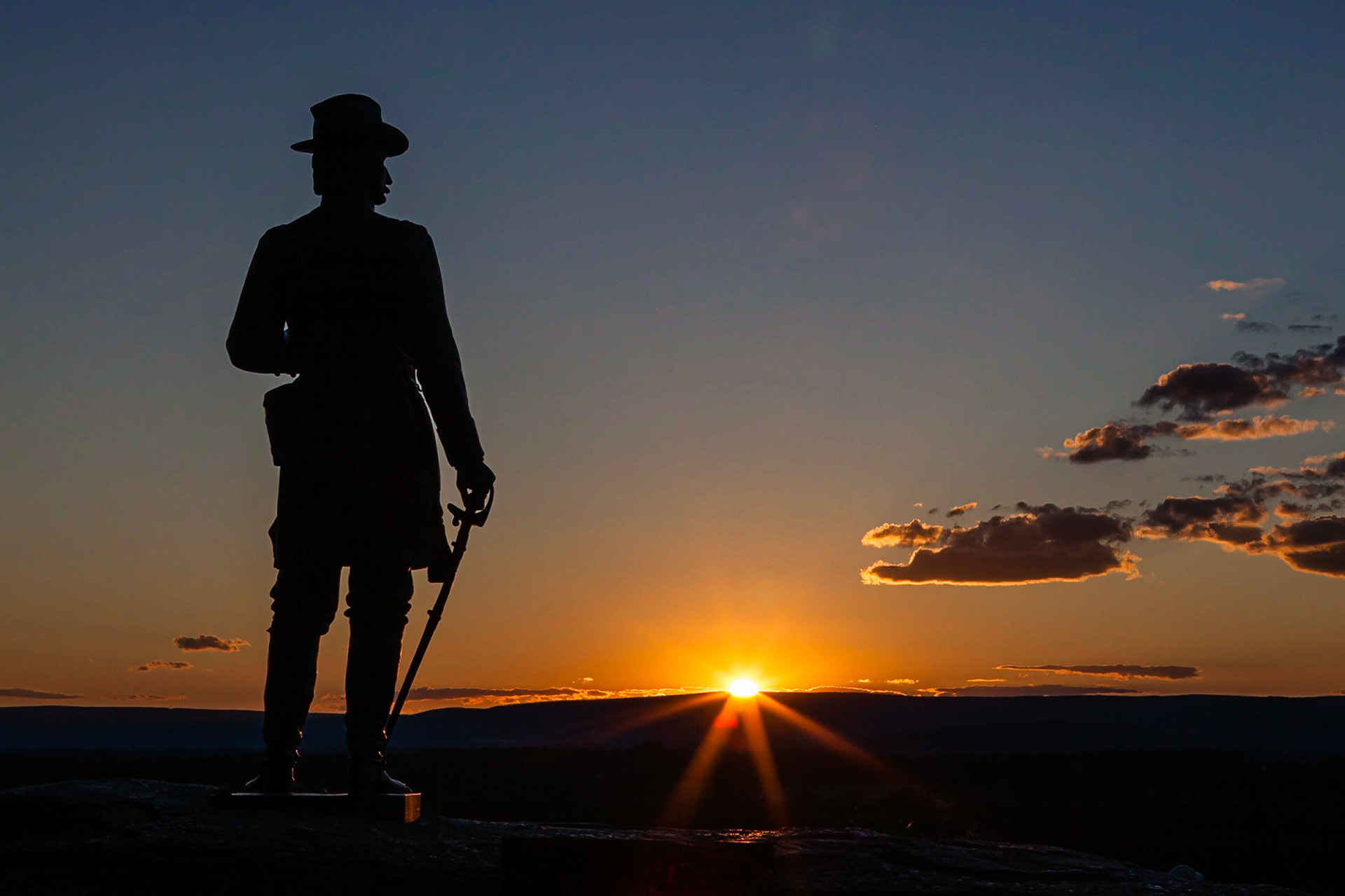Little Round Top at Sunset