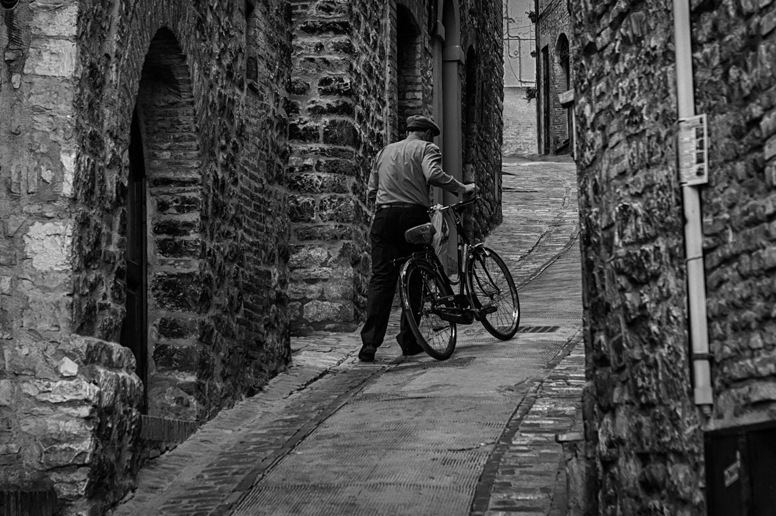 Street in Trevi, Umbria