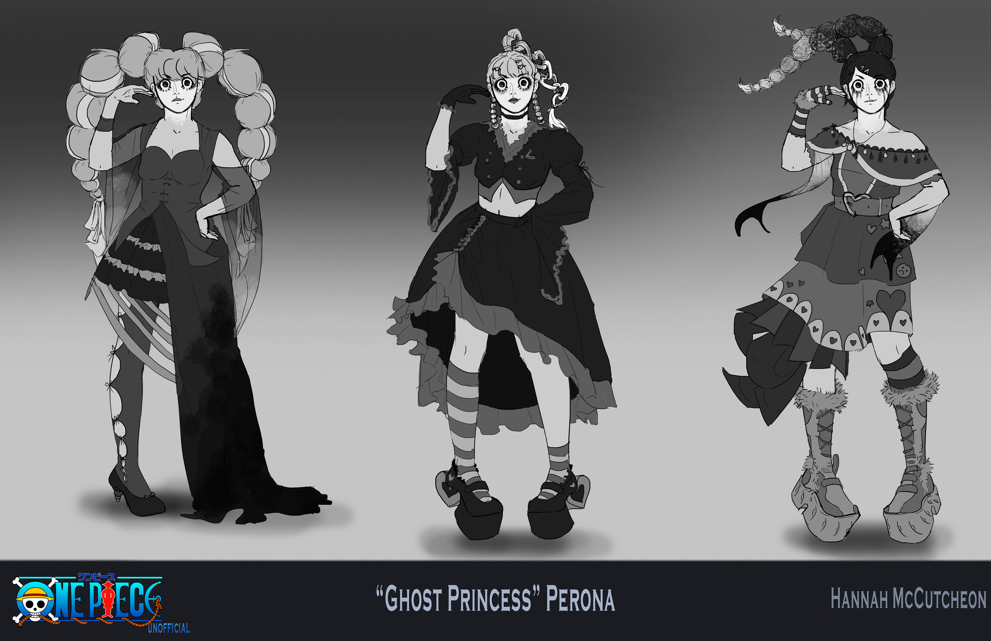 perona greyscale ideations