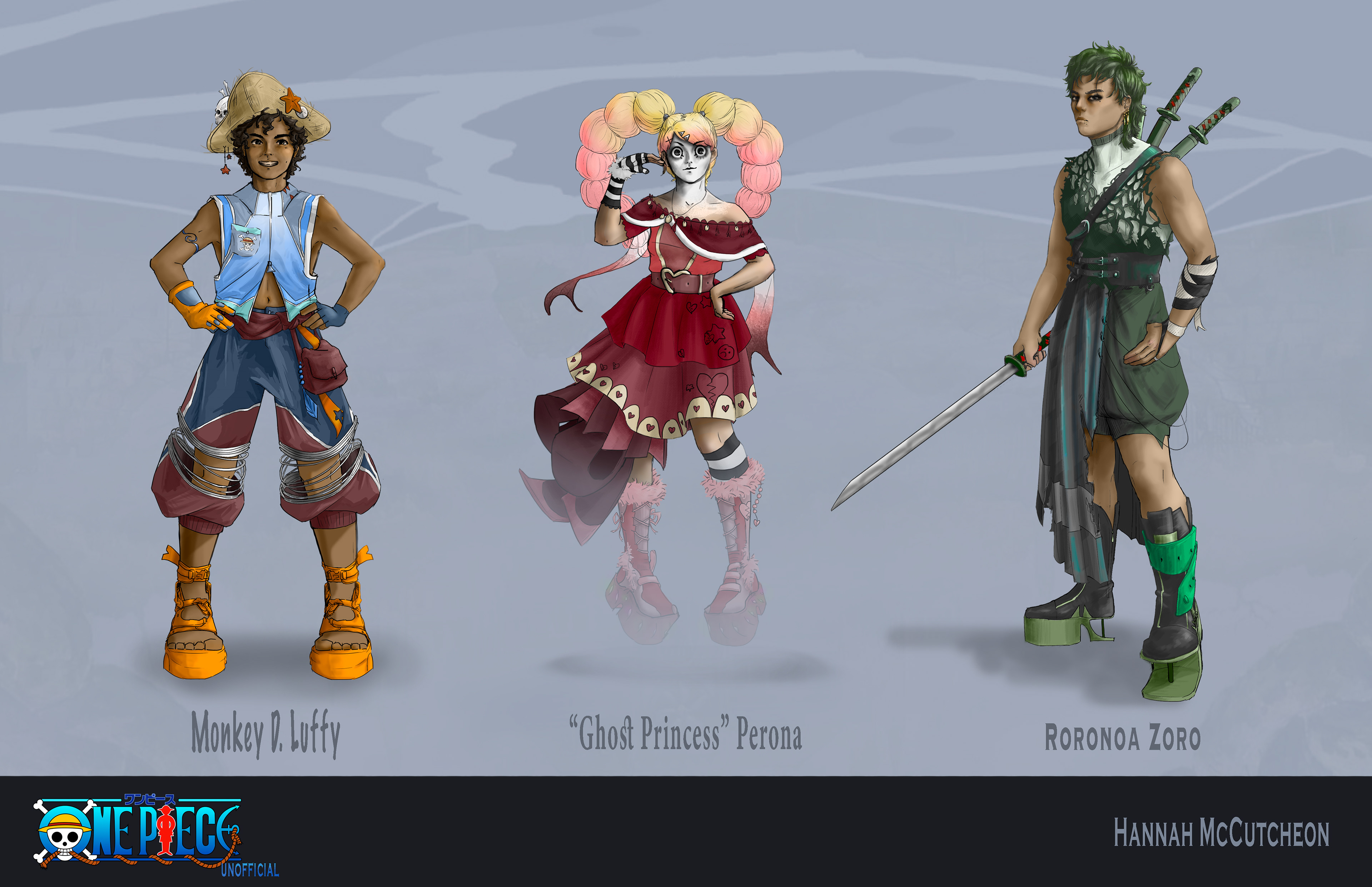 character line up page