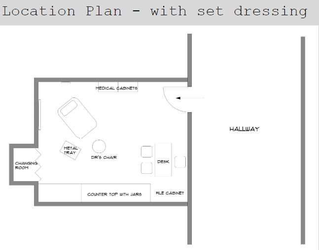 Location floor plan