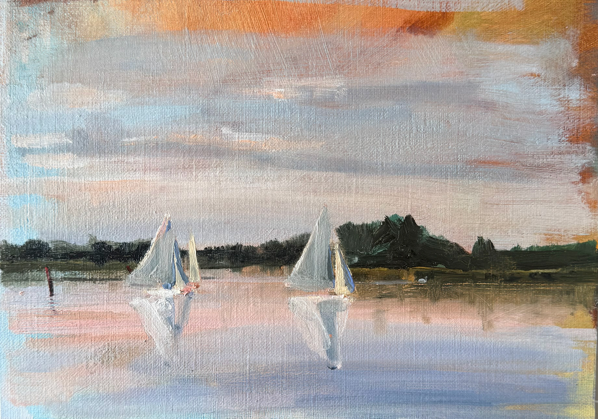 Whiteboats on Barton Broad