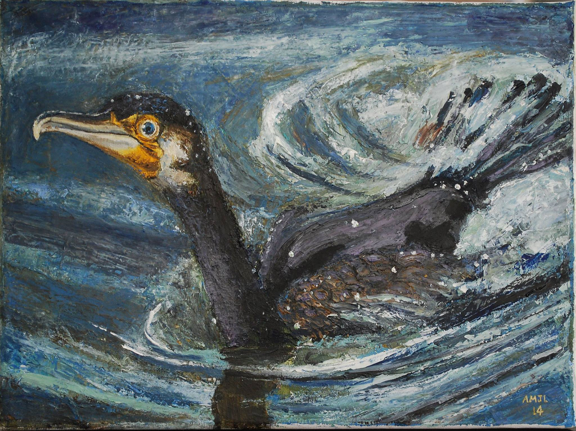 Black Duck (Cormorant), SOLD