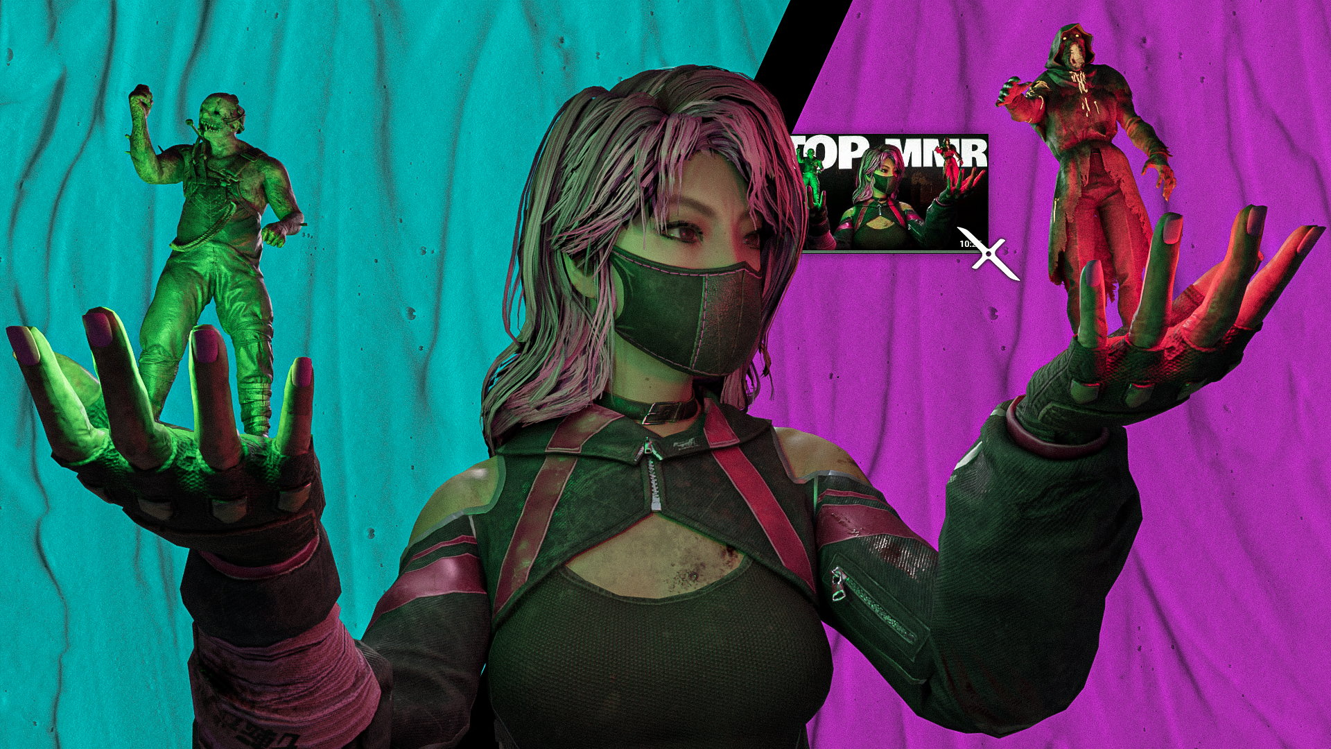 DBD(Dead By Daylight) 3D Render for thumbnail