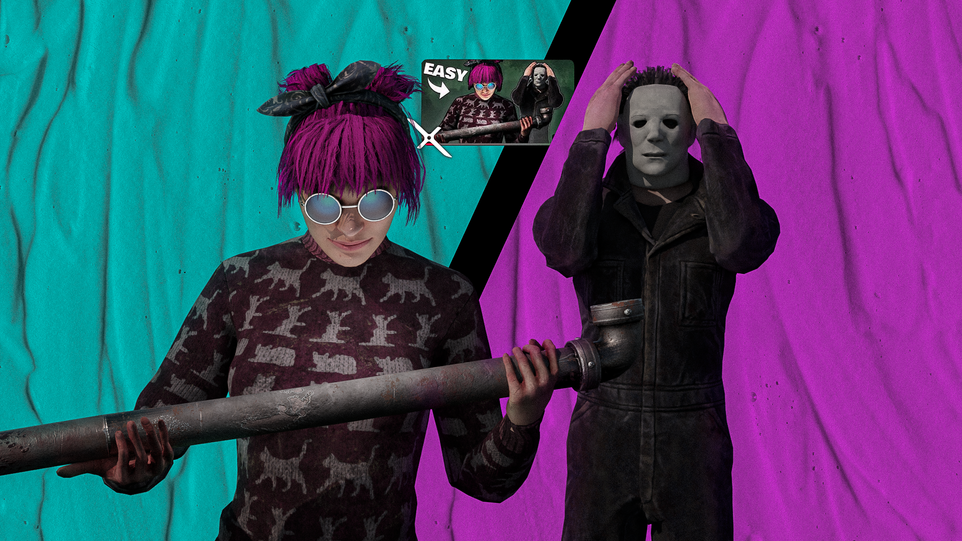 DBD(Dead By Daylight) 3D Render for thumbnail