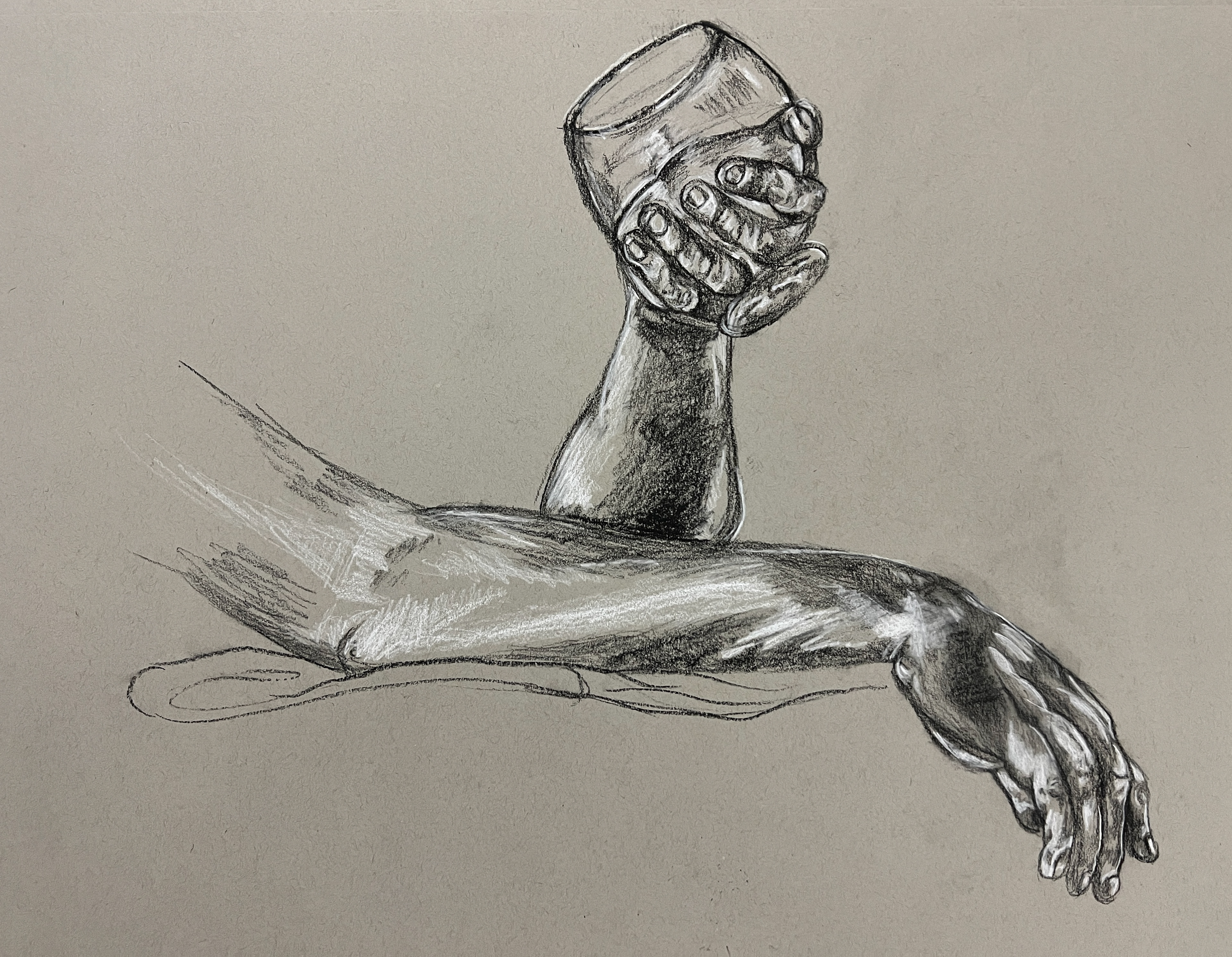 Hand Studies (Toned Paper)