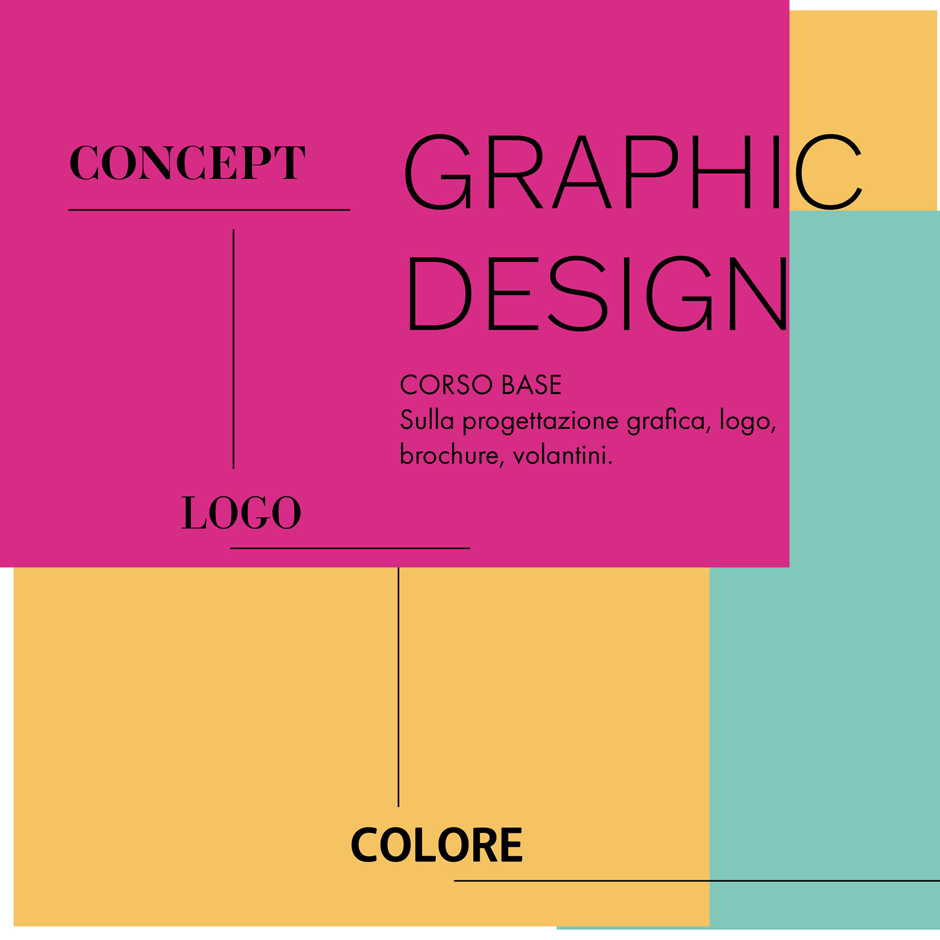 40 ore – creazione di un logo, brochure, volantini