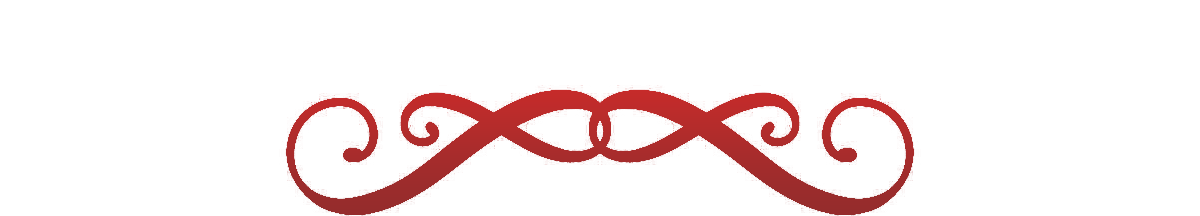 A red decorative text divider.
