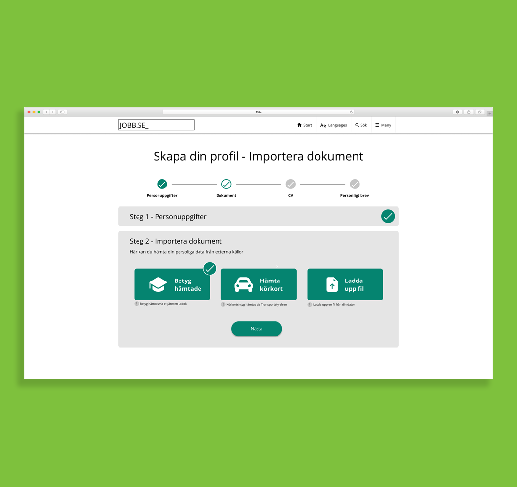 Step 2 - Import files