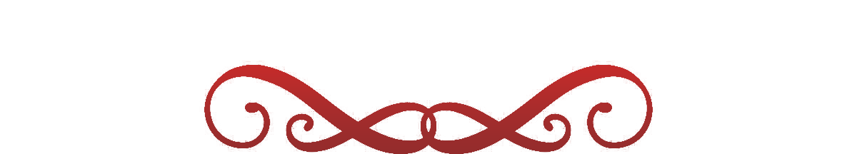 A red decorative text divider.